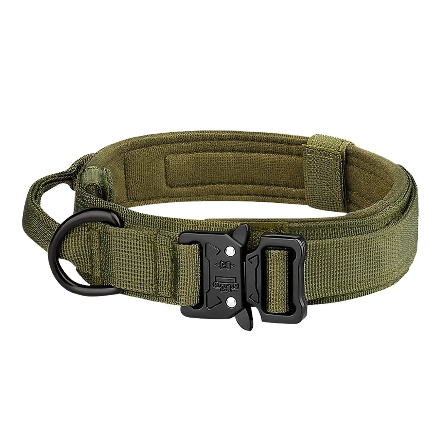 Pet Products Outdoor Tactical Dog Collar Metal Buckle Breathability Nylon Collar Medium and Large Dog Training Neck Collar Dog