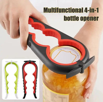 Multi Functional Four In One Cap Opener