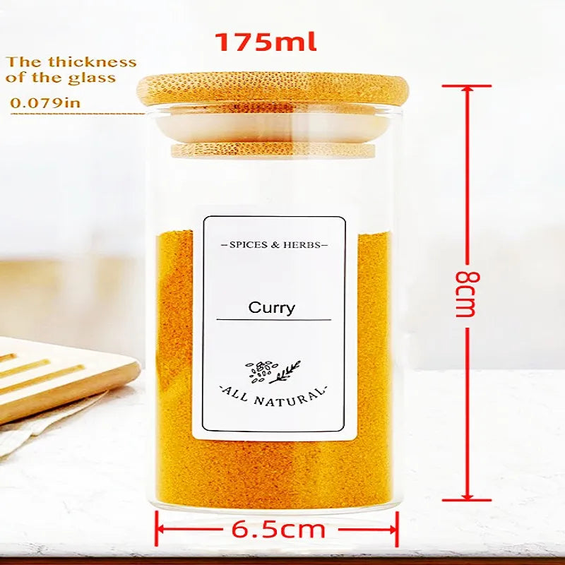 12 Pcs Square or round Glass Food Storage Containers 