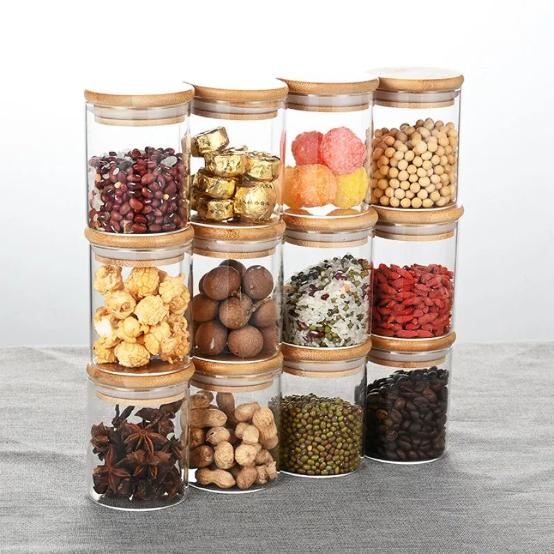 12 Pcs Square or round Glass Food Storage Containers 