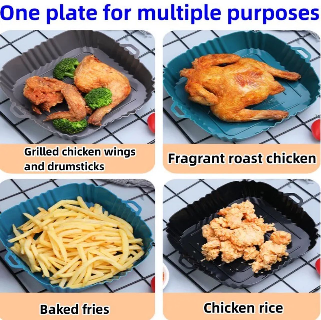 Air Fryer Silicone Reusable Basket