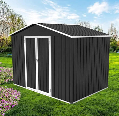 Storage Shed with Double Lockable Doors