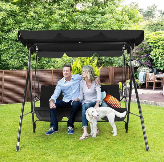 Three Seat Patio Outdoor Swing