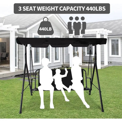 Three Seat Patio Outdoor Swing