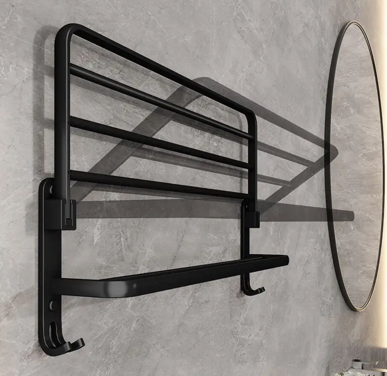 50CM Folding Towel Holder Rack Available