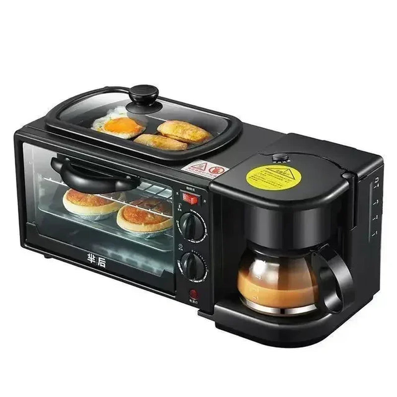 3 in 1 Breakfast Machine Toaster Coffee Machine Oven Kitchen Oven Kitchen Appliances