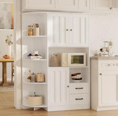 FarmHouse Kitchen Pantry Storage Cabinet