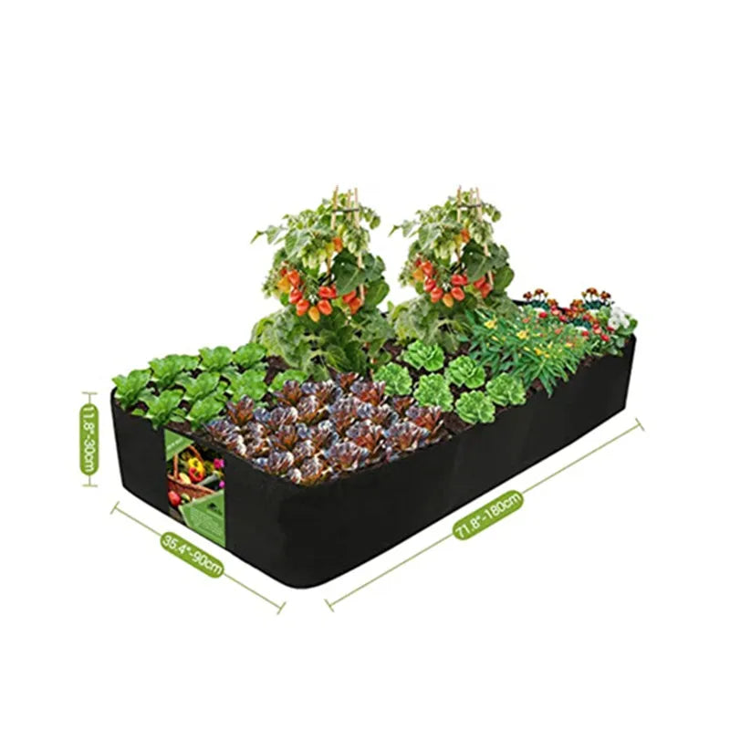 Garden Planting Bag Felt Multi-Grid Planting Bag Vegetable Planting Pot Plant Flower Planting Flower Pot Plant Nutrition Bag