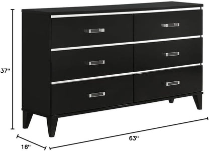 Furniture Chelsie Dresser, Black