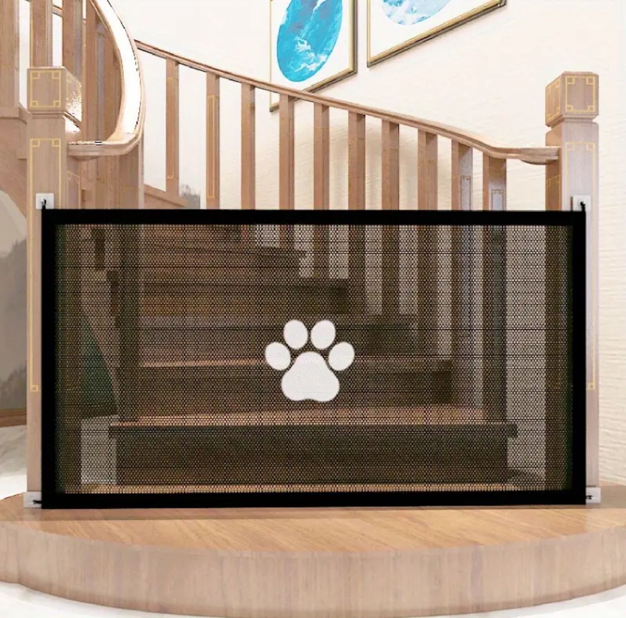 Pet Barrier Portable  Breathable Mesh Dog Gate