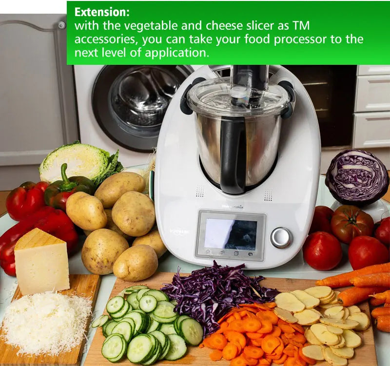 For Thermomix TM5 TM6 Mixer Blender Vegetable Peeler Cheese Slicer Cutter kitchen TM6 And TM5 Accessories (A Cutter Set)