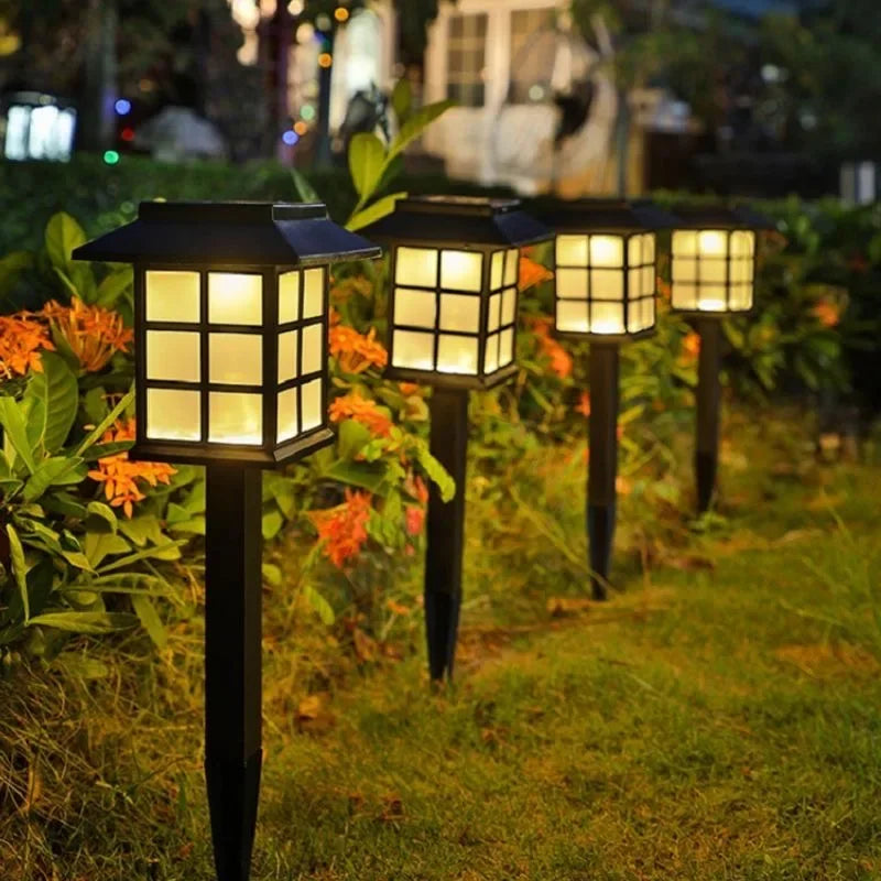 LED Solar Light Waterproof Outdoor Lawn Lamps Pathway Landscape Walkway Path Yard Patio Garden Decoration Solar Power Lights