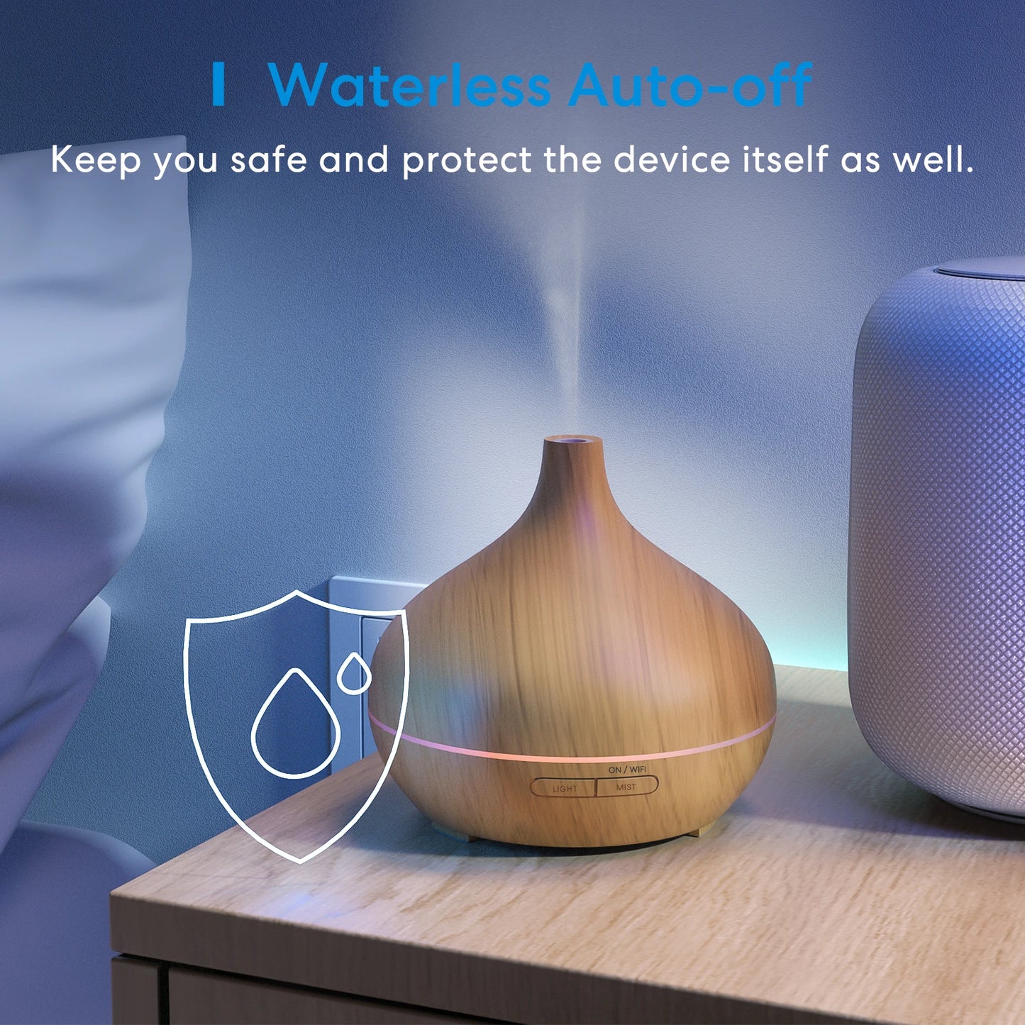 Smart Wi-Fi Essential Oil Diffuser and Air Humidifier 