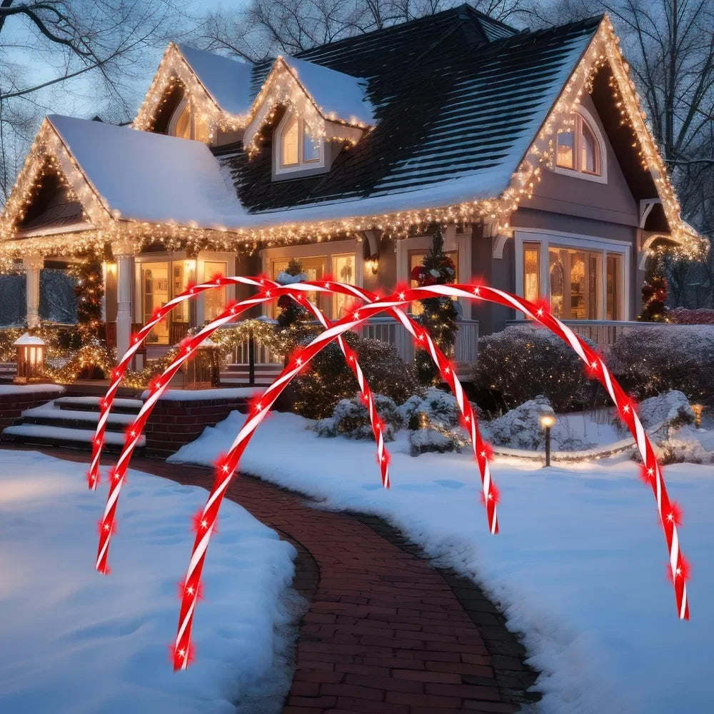 Christmas Candy Light Arch Decoration