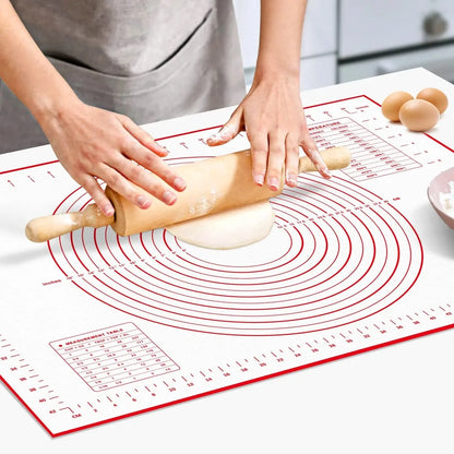 1PCS Kneading Dough Mat Silicone Baking Mat Pizza Cake Dough Maker Kitchen Cooking Grill Gadgets Bakeware