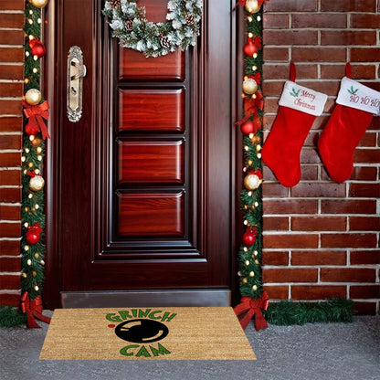 Xmas Welcome Christmas Mat Non-Slip And Washable Doormat Decoration Door Mat Entrance Rugs 40x60 cm/15.7x23.6 inches