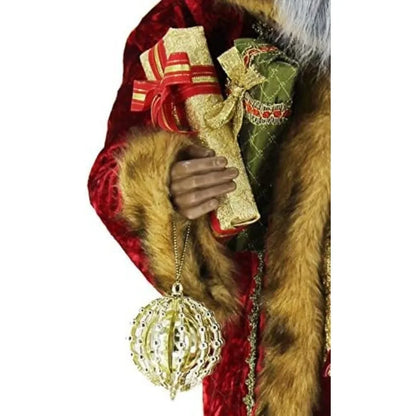 Windy Hill Collection 36" Inch Standing Ol' World Traditional Santa Claus Christmas Figurine Figure Decoration