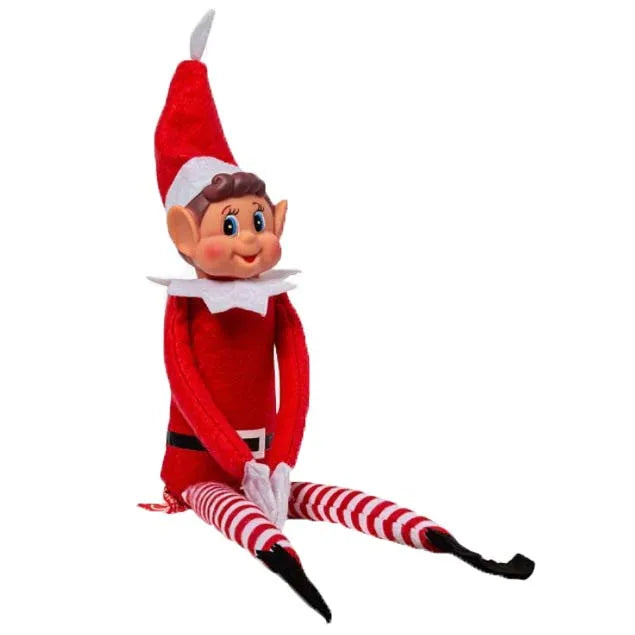 Christmas Elf Plush Toy Home Decor Bookshelf Ornaments Fairy Tale Long Leg Doll Christmas New Year Decorations New Year Gifts