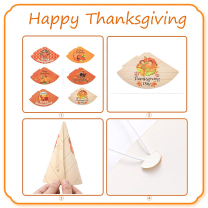 Thanksgiving Party Decor Autumn Maple Leaf Lantern Banner Pumpkin Straw Turkey Hat Honeycomb Ball Fall Harvest Home Party Props