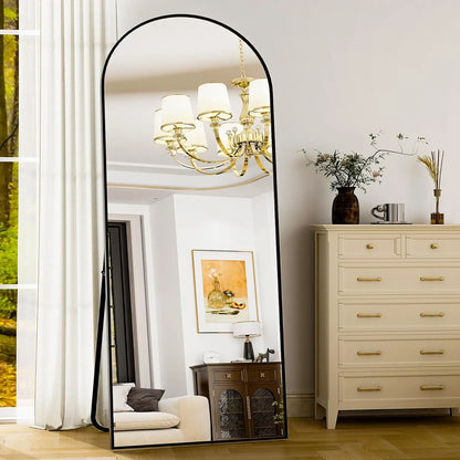 26" x 71" Full Length Mirror - Aluminum Alloy Frame Full Body Mirror - Extra Large Floor Mirrors for Bedroom, Living Room