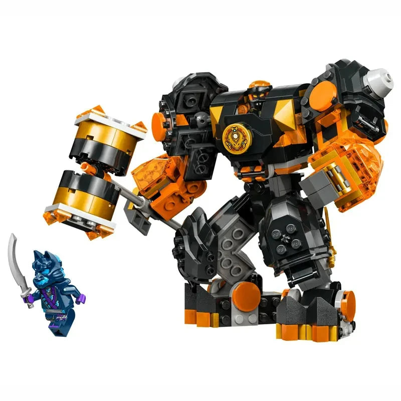 IN STOCK 71806 Cole's Elemental Earth Mecha Mini Figure Toys Building Blocks Adults Bricks Children Toys for Kids Christmas Gift