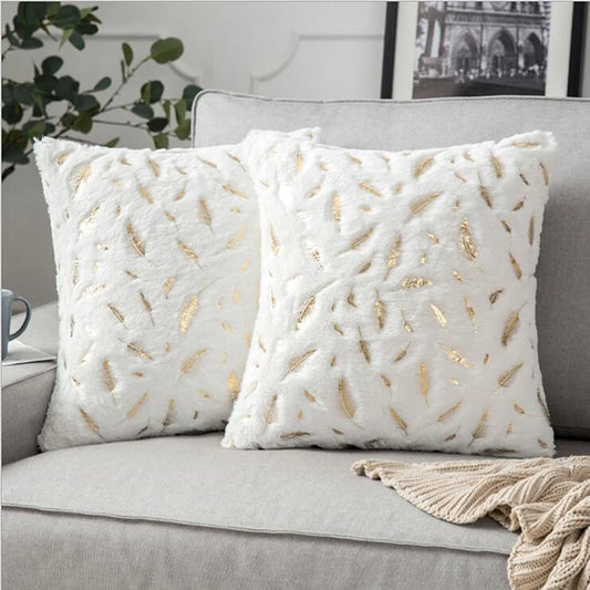 Fleece Cushion Cover Plush Pillow Case  45*45cm