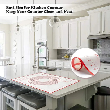 1PCS Kneading Dough Mat Silicone Baking Mat Pizza Cake Dough Maker Kitchen Cooking Grill Gadgets Bakeware