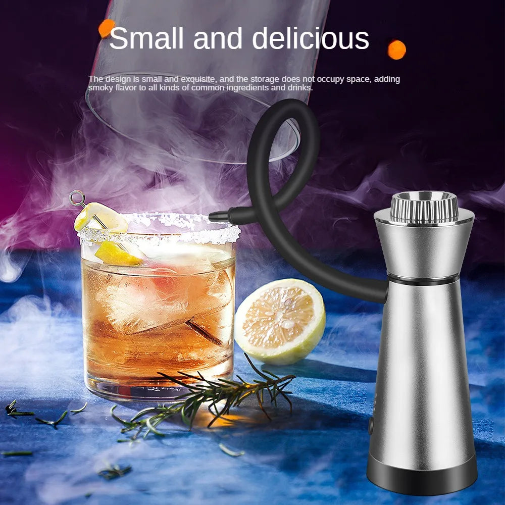 SK301B Smoker Infuser Portable Molecular Cuisine Smoking Gun Added Flavor for Meat BBQ Cocktails Kitchen Cooking Tools