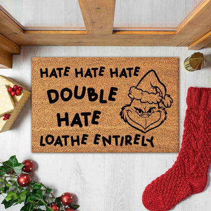 Xmas Welcome Christmas Mat Non-Slip And Washable Doormat Decoration Door Mat Entrance Rugs 40x60 cm/15.7x23.6 inches