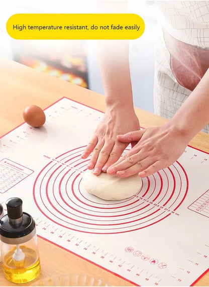 1PCS Kneading Dough Mat Silicone Baking Mat Pizza Cake Dough Maker Kitchen Cooking Grill Gadgets Bakeware