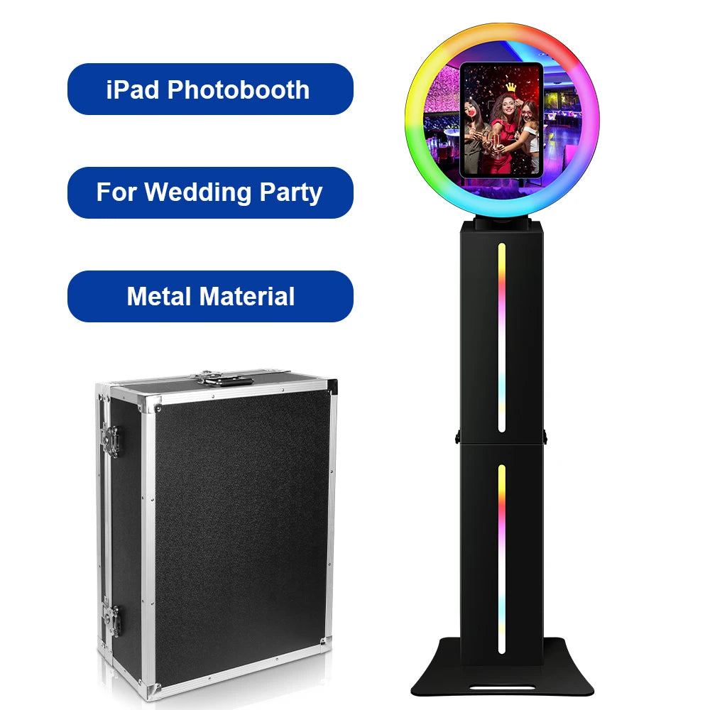 Photobooth Machines iPad Photo Booth Magic Mirror Metal For Thanksgiving Christmas Halloween Evening Parties Selfie Machine