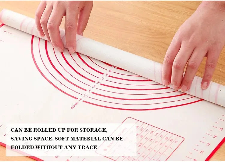 1PCS Kneading Dough Mat Silicone Baking Mat Pizza Cake Dough Maker Kitchen Cooking Grill Gadgets Bakeware