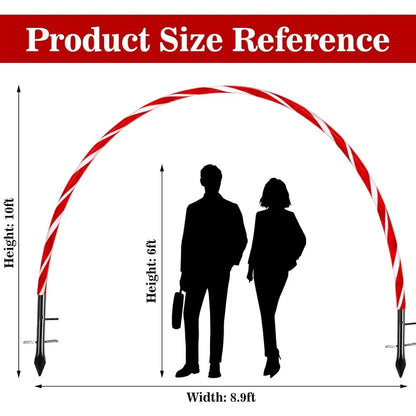 Christmas Candy Light Arch Decoration