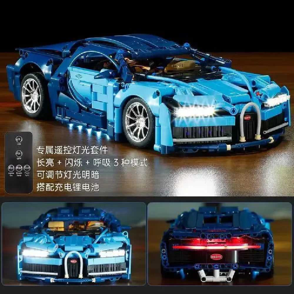 A Gift That Is Compatible With Building Blocks, And Difficult To Assemble Racing Car Models, Remote Control Sports Cars