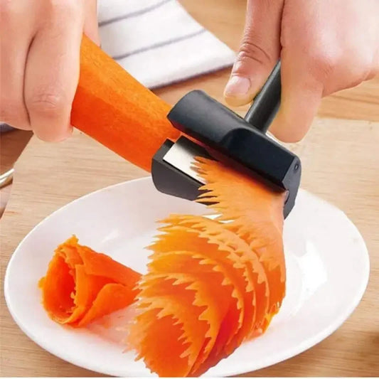 Creative Manual Spiral Slicers Vegetable Cutter Spiral Peeler Fruits Device Cooking Gadget Kitchen Roll Flower Decorative Tool