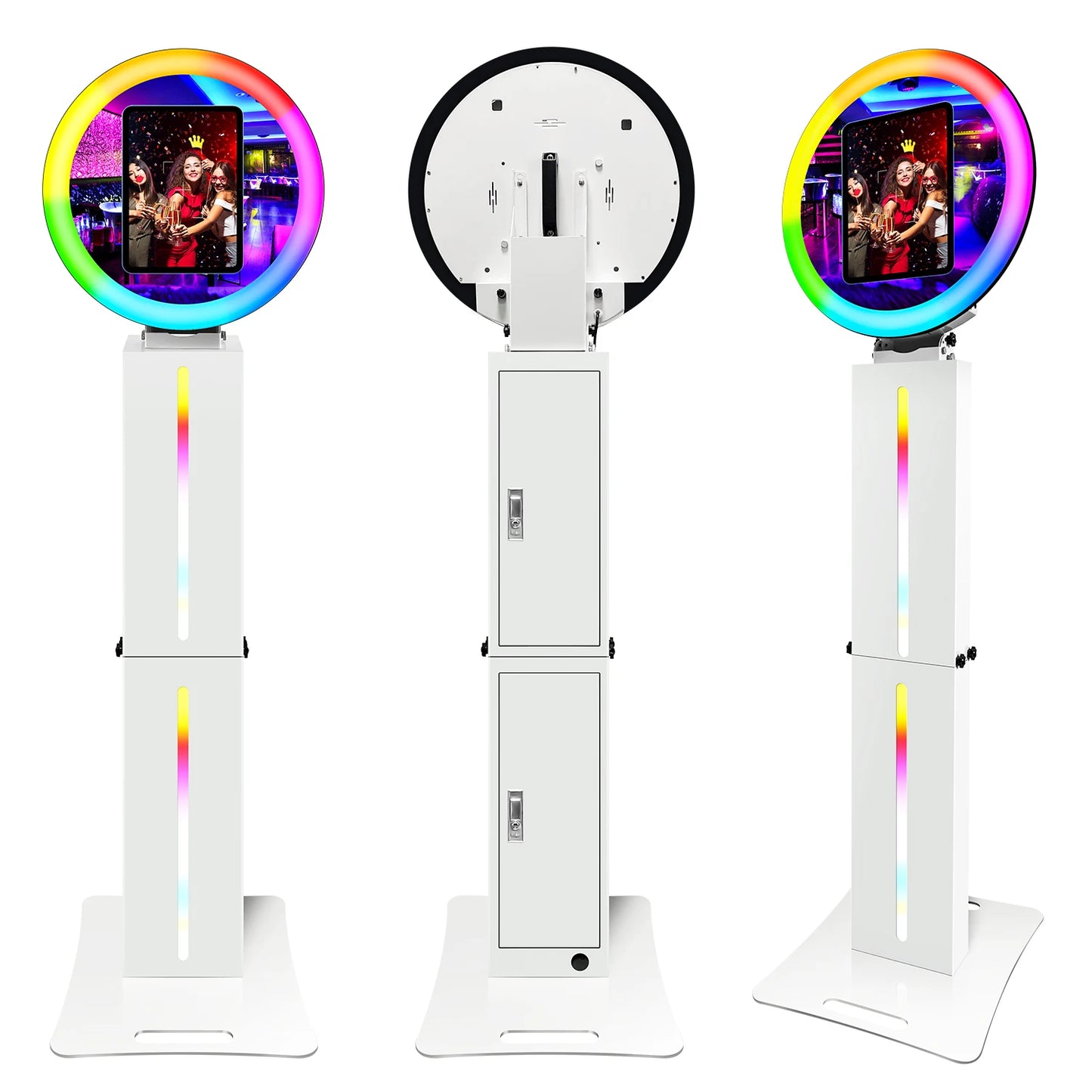 Photobooth Machines iPad Photo Booth Magic Mirror Metal For Thanksgiving Christmas Halloween Evening Parties Selfie Machine