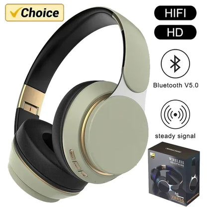 07S Wireless Headphones Earphone Bluetooth+TF HIFI Heavy Bass Headsets Play+3.5mm AUX 3 Modes Foldable Adjustable Stereo Gaming