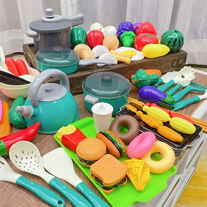 28pcs Kitchen Toys Set Simulated Kitchen Toy For Children's Pretend Play Children's Pretend Play Toy Set For Boys And Gir