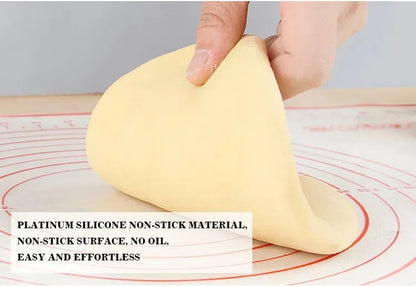 1PCS Kneading Dough Mat Silicone Baking Mat Pizza Cake Dough Maker Kitchen Cooking Grill Gadgets Bakeware