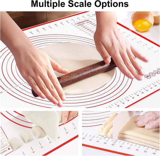 1PCS Kneading Dough Mat Silicone Baking Mat Pizza Cake Dough Maker Kitchen Cooking Grill Gadgets Bakeware