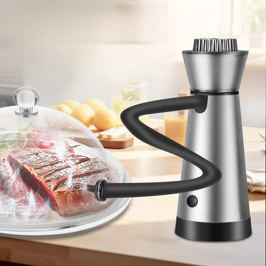 SK301B Smoker Infuser Portable Molecular Cuisine Smoking Gun Added Flavor for Meat BBQ Cocktails Kitchen Cooking Tools