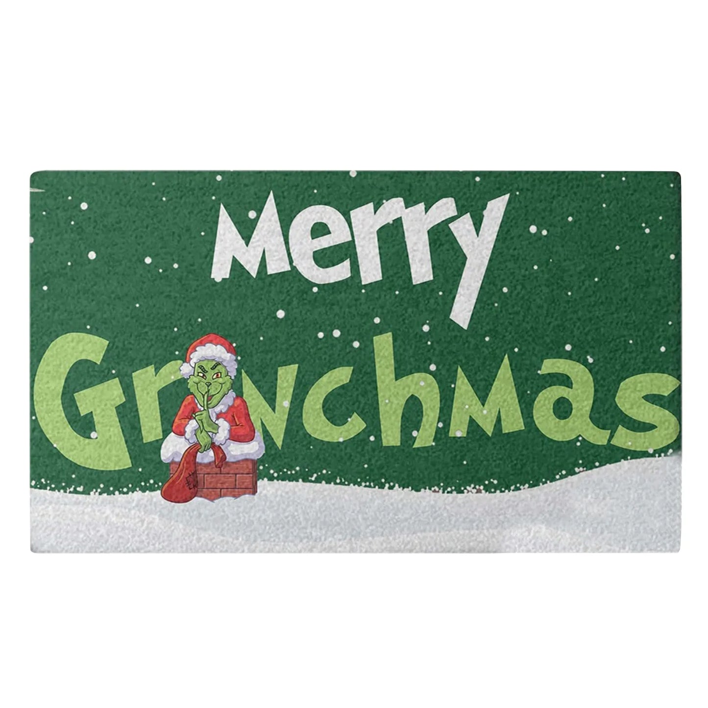 Xmas Welcome Christmas Mat Non-Slip And Washable Doormat Decoration Door Mat Entrance Rugs 40x60 cm/15.7x23.6 inches