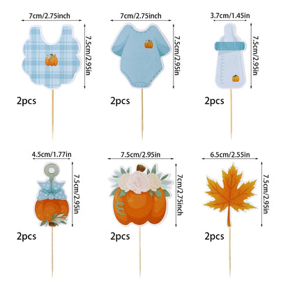 Thanksgiving Decoration Baby Pumpkin Car Autumn Pull Flag Maple Balloon newborns decor 2024 Baby Shower Birthday Party Decoratio