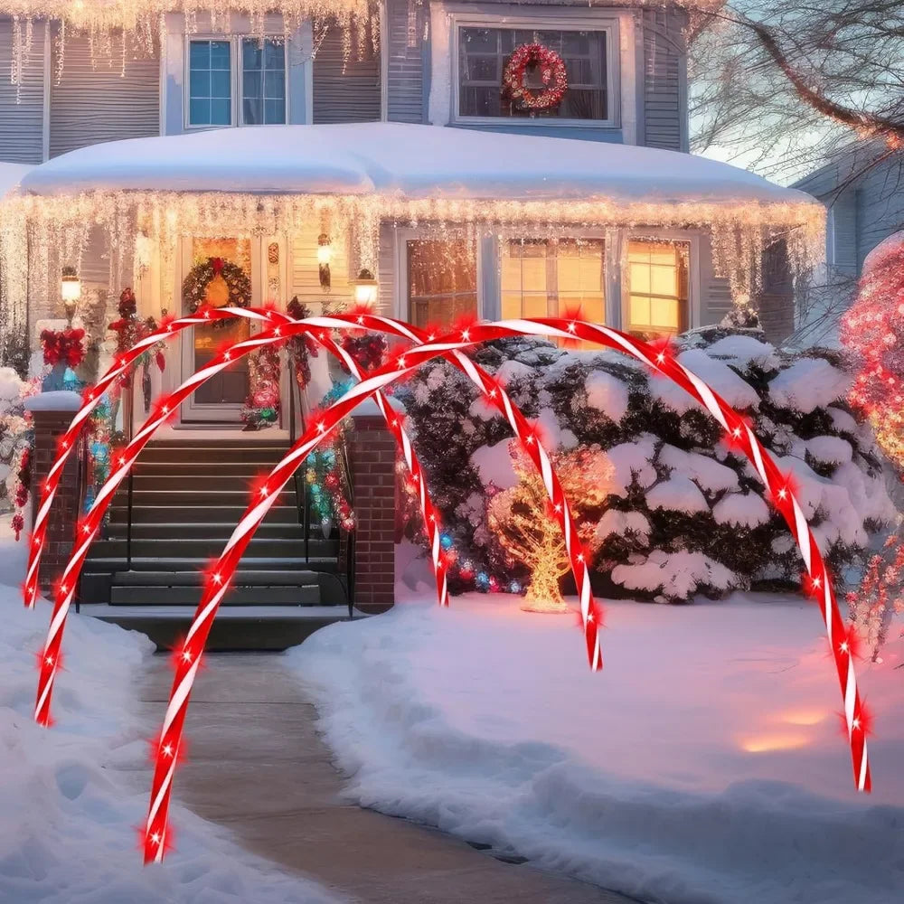 Christmas Candy Light Arch Decoration