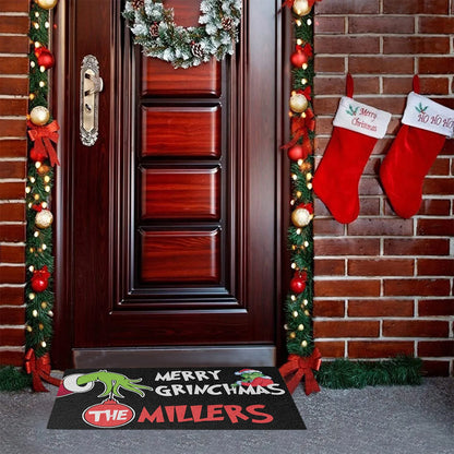 Xmas Welcome Christmas Mat Non-Slip And Washable Doormat Decoration Door Mat Entrance Rugs 40x60 cm/15.7x23.6 inches