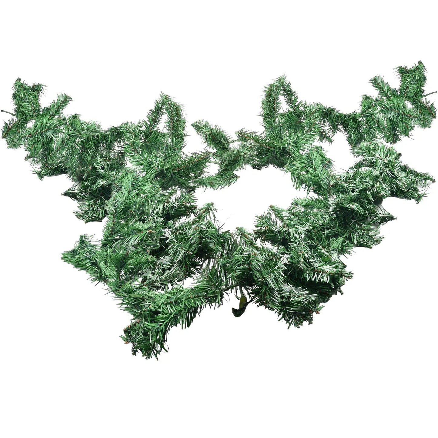 270cm Artificial Fir Wreath Christmas Artificial Green Garland Wreath Xmas Home Party Christmas Decoration Pine Tree Rattan