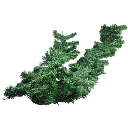 270cm Artificial Fir Wreath Christmas Artificial Green Garland Wreath Xmas Home Party Christmas Decoration Pine Tree Rattan