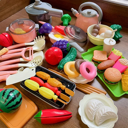 28pcs Kitchen Toys Set Simulated Kitchen Toy For Children's Pretend Play Children's Pretend Play Toy Set For Boys And Gir