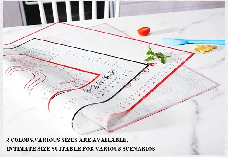 1PCS Kneading Dough Mat Silicone Baking Mat Pizza Cake Dough Maker Kitchen Cooking Grill Gadgets Bakeware