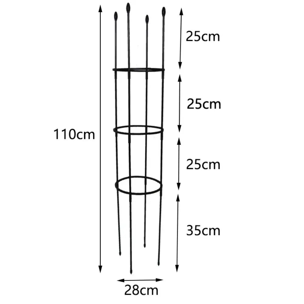 Stackable Garden Trellis Infinitely Spliceable Rose Trellis for Climbing Flowers Vegetable Indoor Outdoor Rustproof Trellis